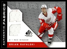 2007-08 SP Game Used Authentic Fabrics Brian Rafalski Detroit Red Wings #AF-RB