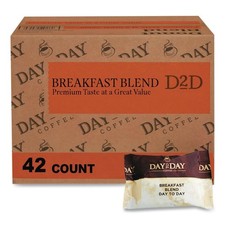 Day to Day Coffee 23003 1.5 oz 100% Pure Coffee - Breakfast Blend (42 Pk/Ct) New