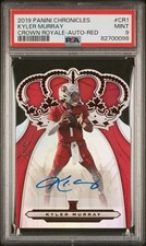 2019 Panini Chronicles Crown Royale Auto Red #CR1 Kyler Murray RC PSA 9 [13/40]