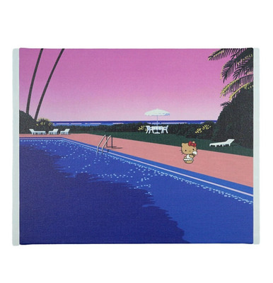 Hiroshi Nagai x Hello Kitty Untitled 5 Canvas Print KTHN-CP Sanrio