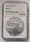 2024 American Silver Eagle NGC MS70