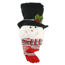 23979 - 27" Christmas Snowman Head Decoration with Scarf |Pod 2-56|