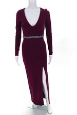 Nicole Miller Womens Red Berry Gown Size 4 12382517