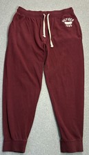 Tommy Hilfiger Jogger Sweatpants Mens Large Burgundy Lounge Sleepwear