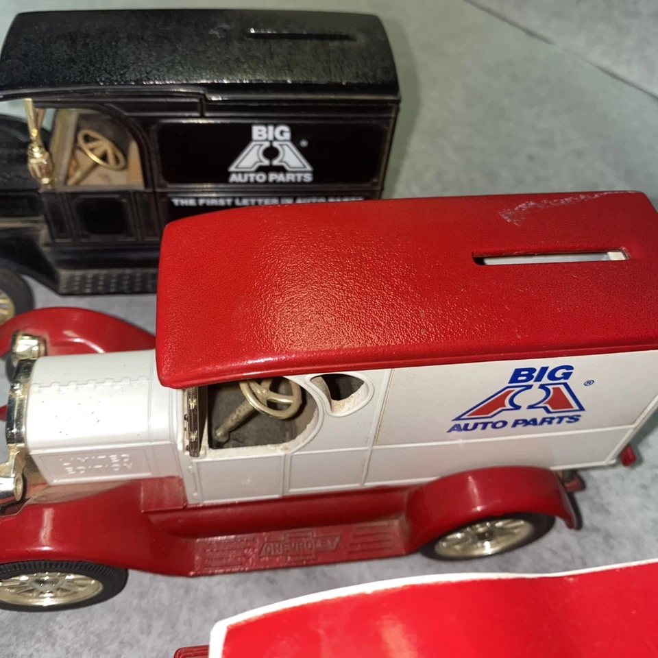 ERTL CO. Big A Auto Parts Ford Modelo T Entrega 1/25 Banco Camiones Juego de 4 EE. UU. Foto 4 de 4