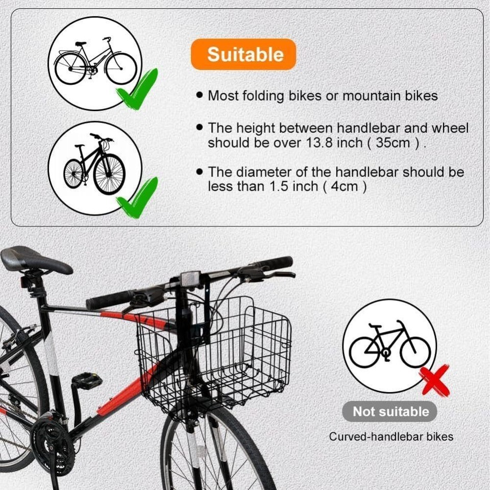 Praktischer Fahrradkorb Für Den Lenker - Faltbar, Wasserdicht & Stylisch Für Einkäufe Und Alltagsfahrten