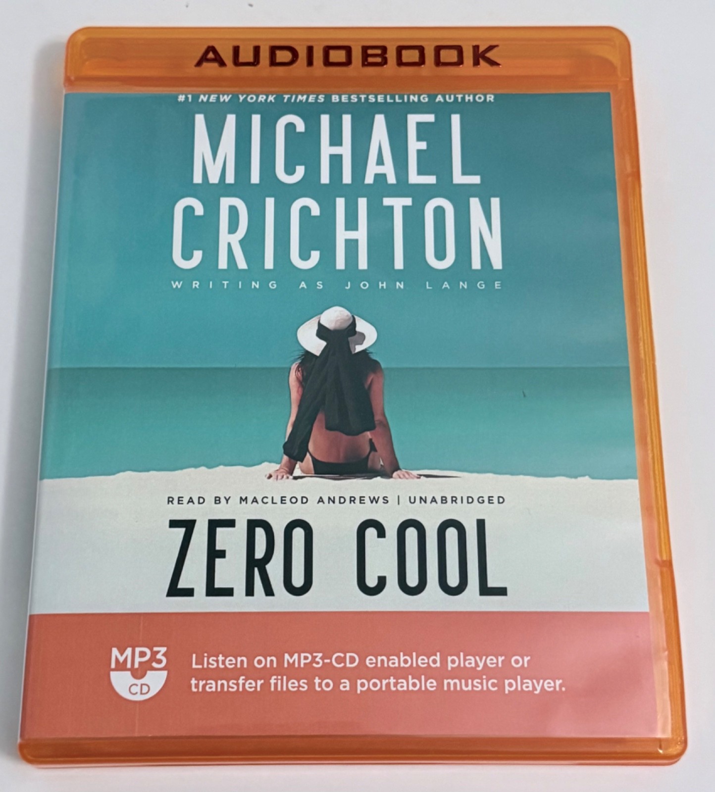 Zero Cool Mystery by Michael Crichton 2025 Audiobook Unabridged MP3-CD VG
