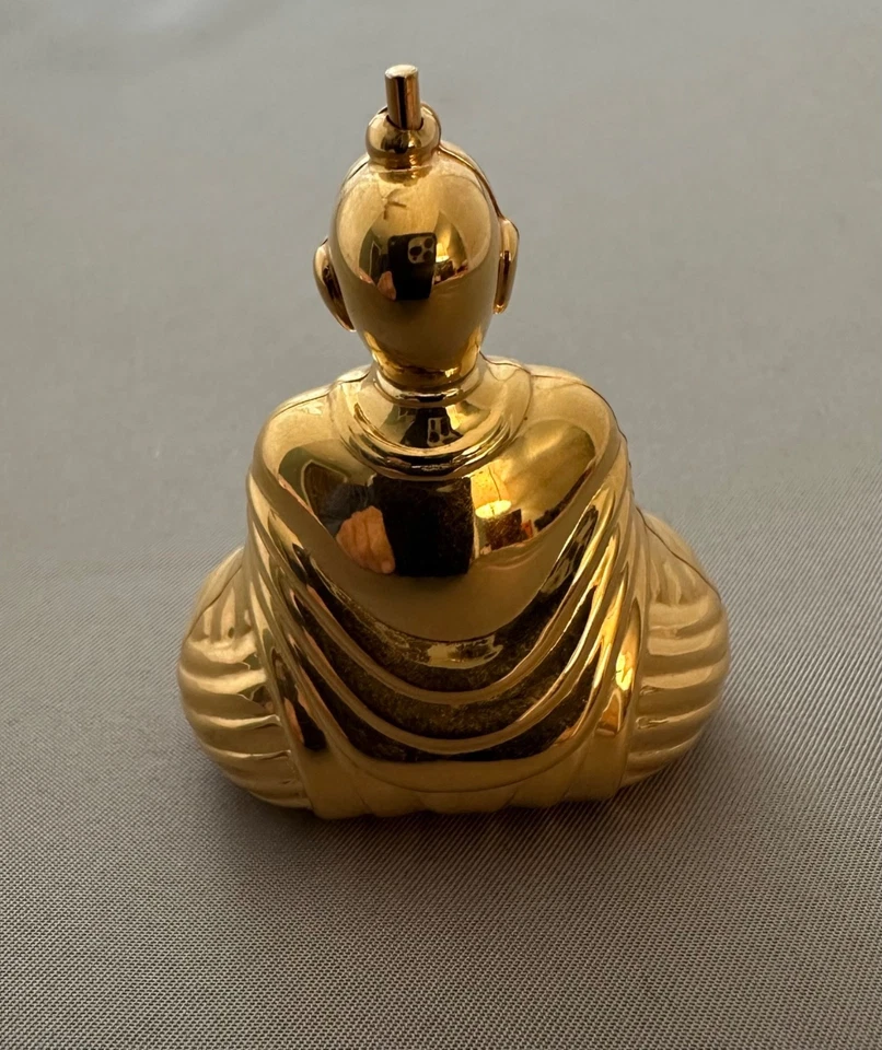 CAJA DE PASTILLAS O BARATIJAS JUDITH LEIBER GOLD BUDDHA Foto 3 de 4