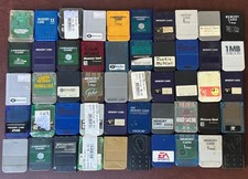 Lot Of 50 PlayStation PS1 PS2 Memory Cards