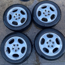 4x Original Mercedes W210 Ganzjahres-Komplettr&auml;der 7,5Jx16H2 ET41 215/55 R16
