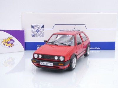 Solido S1812701 # Volkswagen VW Golf 2 (G60) GTI Baujahr 1989 '' Marsrot '' 1:18