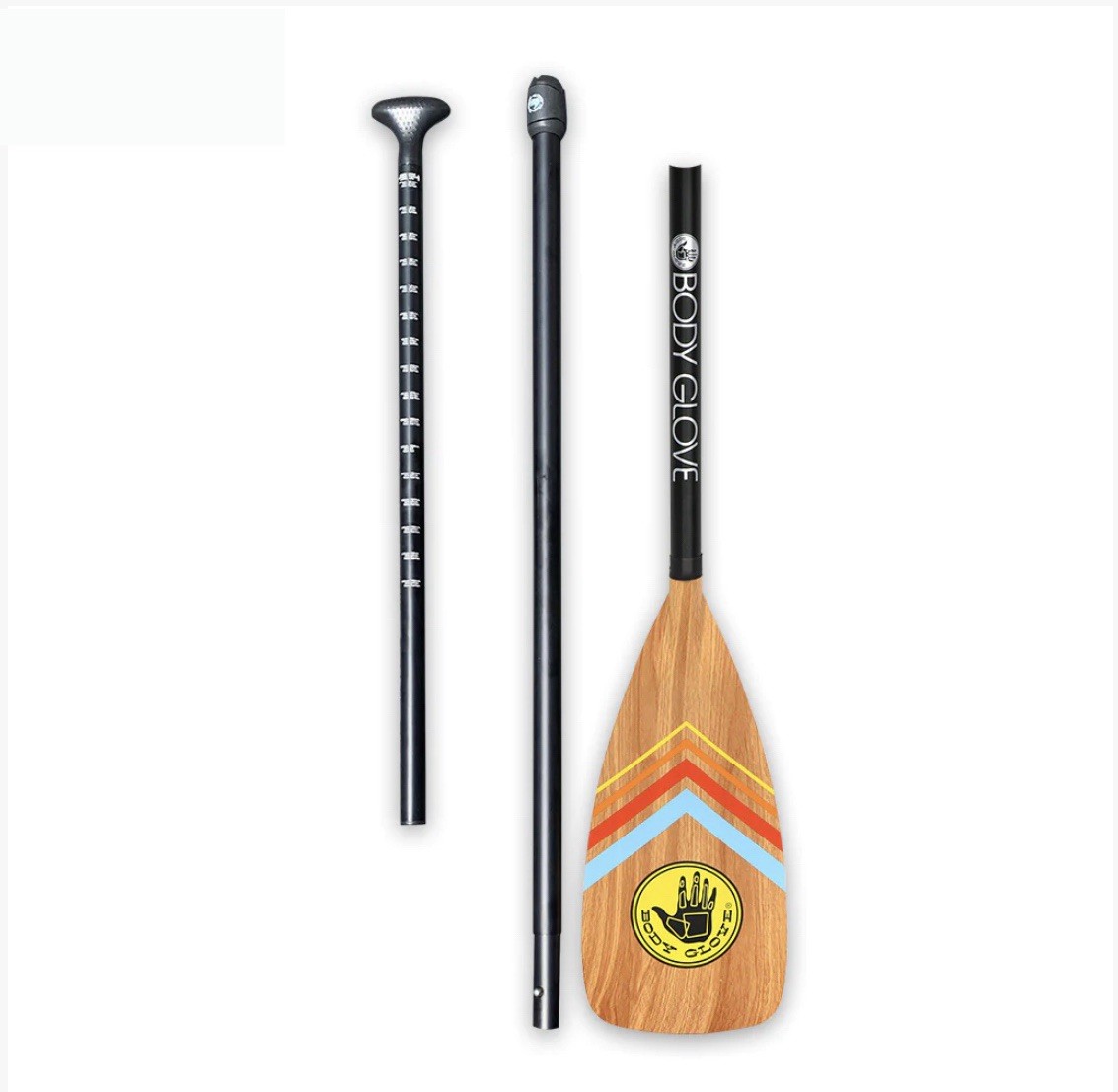 Body Glove Adjustable SUP Paddle For Paddle Board, 3 Piece, Lightweight Aluminum