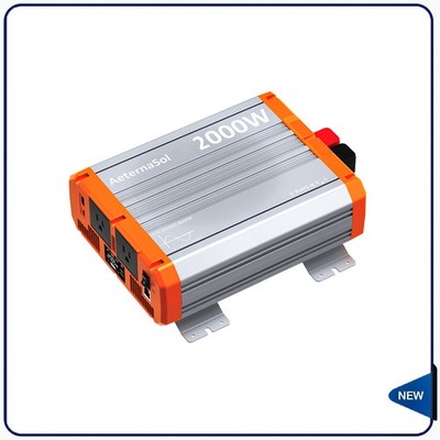 AeternaSol 2000W Power Inverter 12v Pure Sine Wave Camper Boat Off-Grid Battery