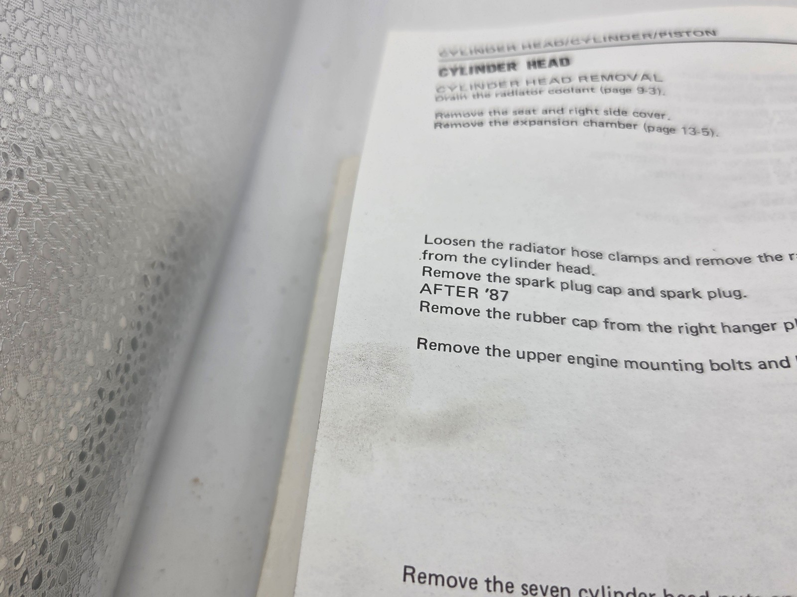 1985 1986 1987 1988 1989 1990 1991 Honda CR500R Service Manual Shop Repair OEM