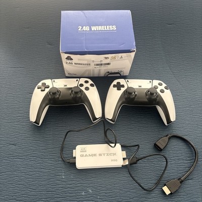 SJGAM 2.4G Wireless Gaming Controllers (2 Pack)  With Wires And Box