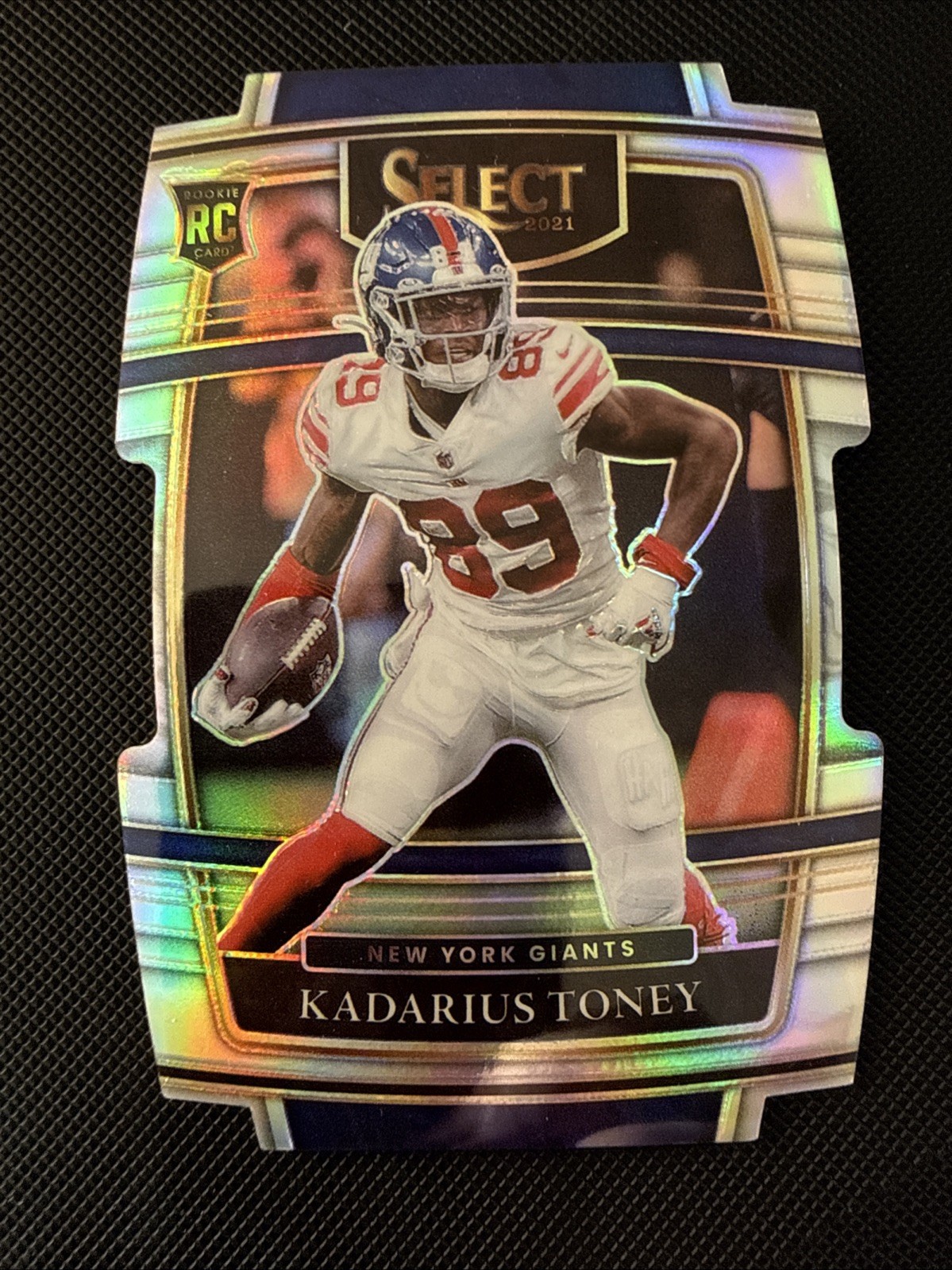 Kadarius Toney #52 Select Die Cut Silver Prizm NFL 2021 New York Giants RC
