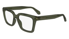 New FERRAGAMO SF-2985 320 Crystal Khaki Eyeglasses 52/17/145
