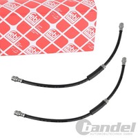 2X Febi Bilstein BremsschlÄUche Vorne Beidseitig Passend FÜR Audi A3 Vw Passat