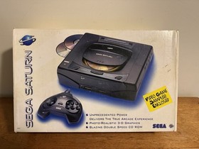 Vintage Sega Saturn In Box With Games, Controller, And Extras!
