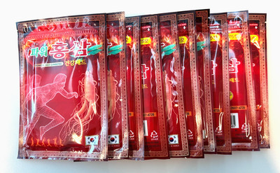 Korea Power Red Ginseng Body Patch Everyday Healthy Wellness Care Sheet
