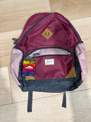 Trailmaker Heritage Multi-Pocket Backpacks With Laptop Storage Rose Padded Strap