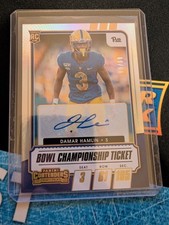 DAMAR HAMLIN 2021 Contenders Draft Gold AUTO / AUTOGRAPH #d /10