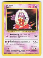 Pokemon TCG Jynx Base Set Unlimited 31/102 Uncommon HP