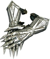 Guante medieval, guante armadura caballero, guante de acero, guante de mano blindado, medie