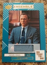 2025 UD James Bond No Time To Die Ensemble Memorabilia Daniel Craig ~ Bond #E-8