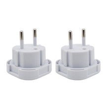 Double Dragon EU Travel Plug Adapter | UK 3 PIN to European 2 PIN Plug Conver...