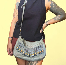Deadstock 2000s B. Makowski Boho Genuine Leat...