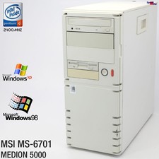 💻MSI MS-6701 MEDION 5000 PC COMPUTER PENTIUM 4 RIVA TNT 2 ULTRA VIDEO OLD GAMES