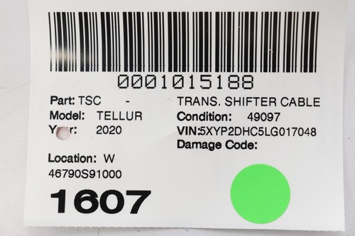 2020-2025 KIA TELLURIDE AUTOMATIC TRANSMISSION GEAR SHIFTER CABLE OEM 46790S9100 - Picture 9 of 9