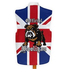 Angry British Bulldog Union Jack Design - Waistcoat - Novelty - Costume