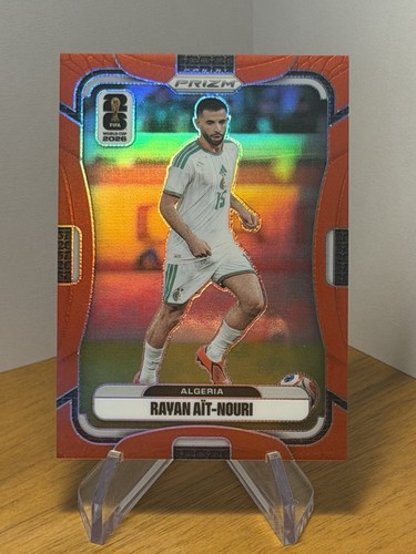 2026 Panini Prizm FIFA World Cup Rayan Ait-Nouri Red Prizm #131 /40
