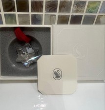 Swarovski 2025 Christmas Ornament snowflake transparent star-shaped crystal