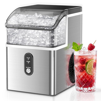 Nugget Ice Maker Countertop, 35Lbs/24H Ice Machine, Soft Chewable Sonic Ice, Sel