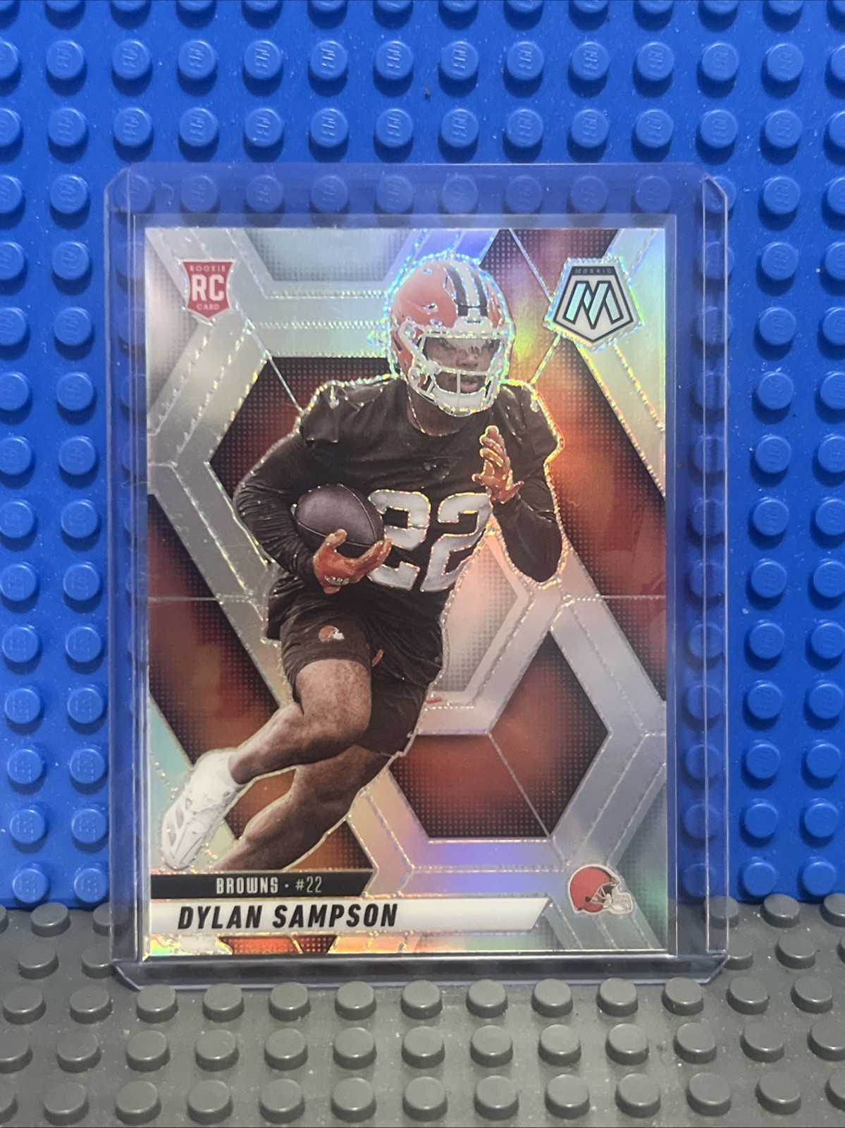 2025-26 Panini Mosaic - Silver Prizm #355 Dylan Sampson (RC)