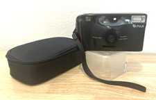 Fuji DL-25 Point and Shoot 35mm Film Camera with Case Fujinon 35mm Lens Tested