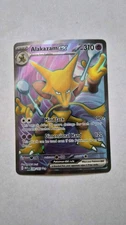 Pokémon TCG Alakazam EX 151 Ultra Rare Card Scarlet & Violet