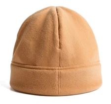 United Tactical Tan Winter Fleece Watch Cap Double Fleece Layer Construction 