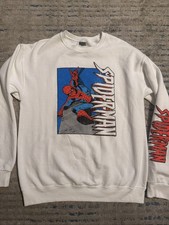 Marvel Spider-Man Sweatshirt Men  s Size MEDIUM Superhero Spiderman