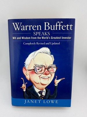 Warren Buffett Speaks Hardcover Janet Lowe Investing Wisdom Revised Updated
