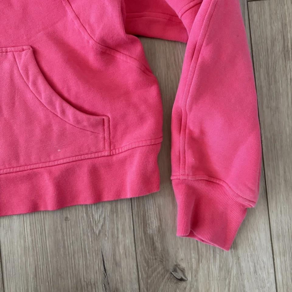 Sudadera con Capucha Recortada Lululemon Para Mujer Rosa Brillante Buceo Media Cremallera M/L Foto 2 de 4