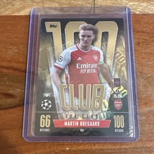 Topps 2023-24 Match Attax Martin Ødegaard Arsenal 100 Club #488