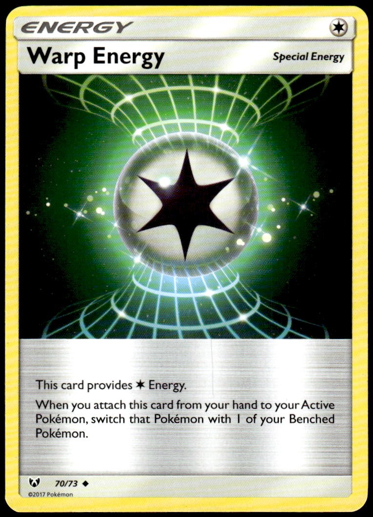 Warp Energy 70/73 Uncommon Shining Legends LP
