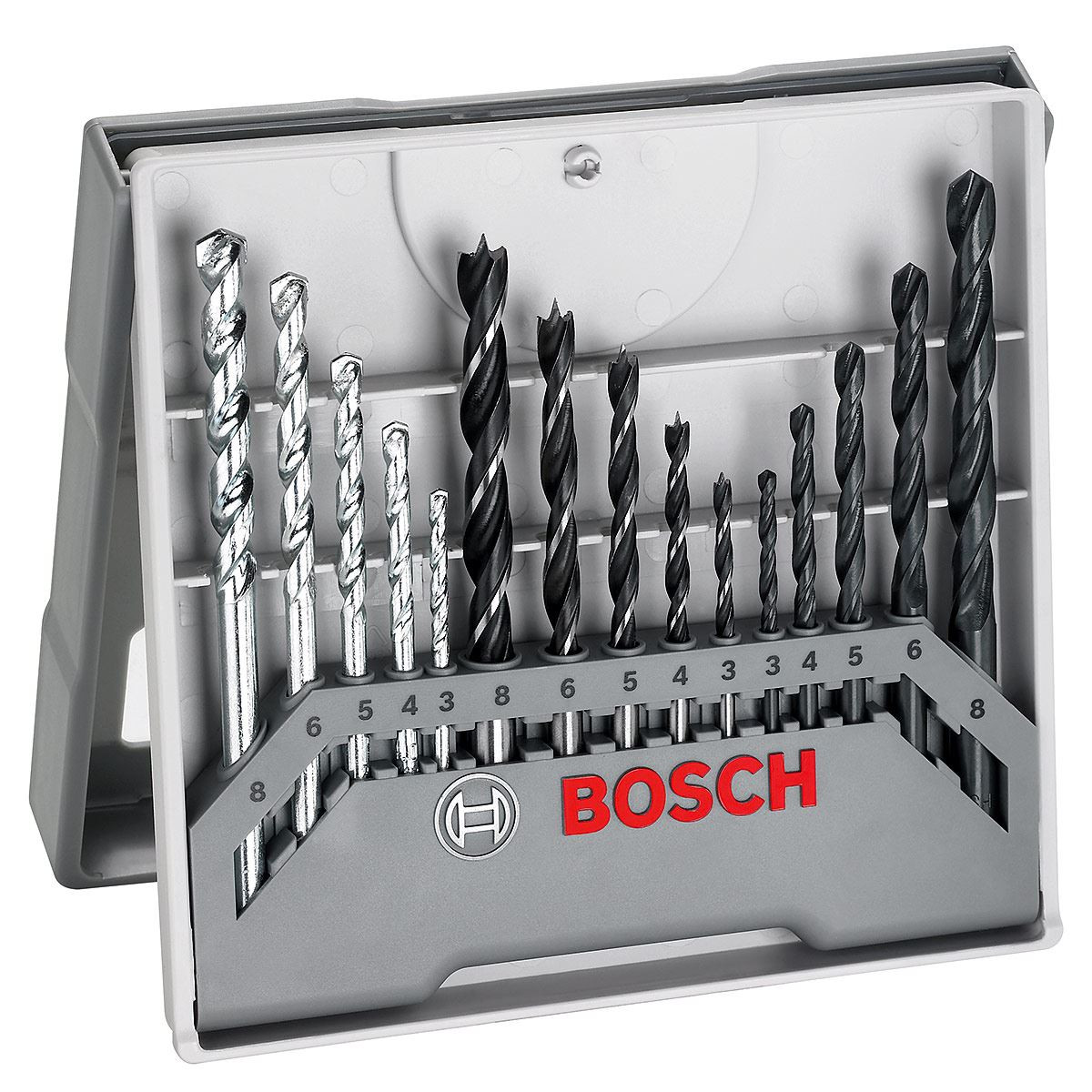 Bosch Professional 15 Piece Drill Set Metal Wood and Masonry - 2607017038