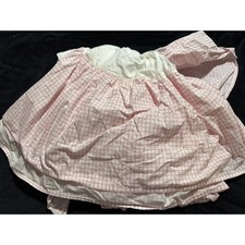 Pottery Barn Kids Pink Gingham Bedskirt Bed Skirt FULL
