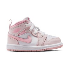 Toddler's Jordan 1 Mid Pearl Pink/Med Soft Pink-White DQ8425 600 