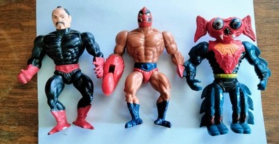 Vintage HE-MAN Masters Of The Universe NINJOR Clawful MANTENNA Loose Figures
